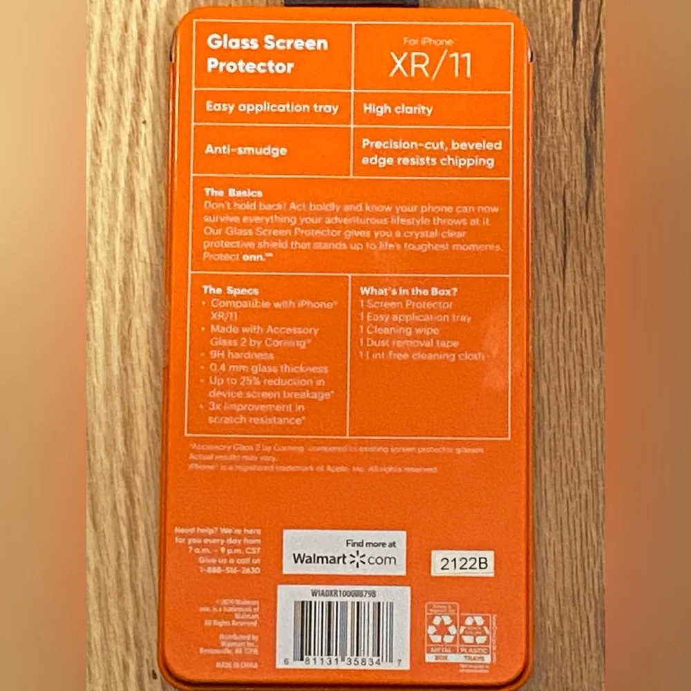 Glass Screen Protector For iPhone XR/11 New In Box - Picture 4 of 4